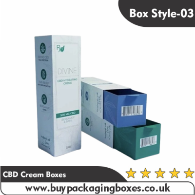 CBD cream packaging boxes