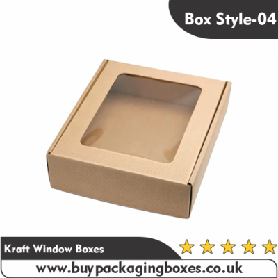 Kraft Cake Boxes with Window