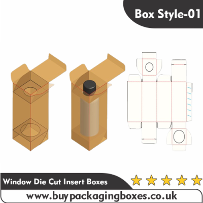 Window Die Cut Insert Boxes