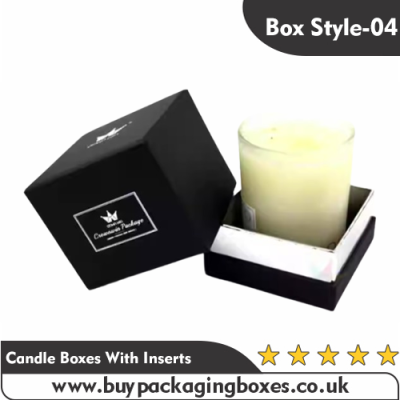 candle packaging with inserts