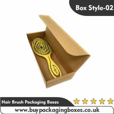 custom hair brush packaging