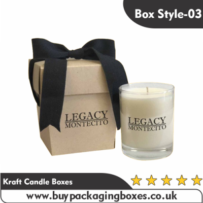 kraft candle boxes wholesale