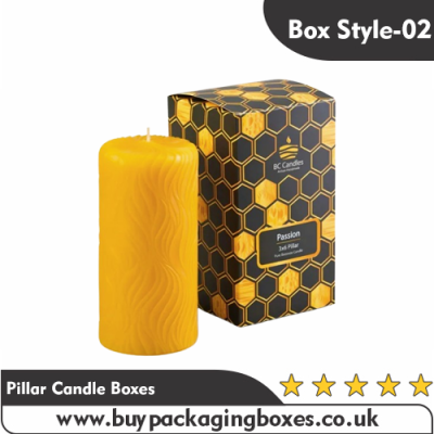 pillar candle box packaging