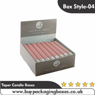 taper candle boxes with-lids