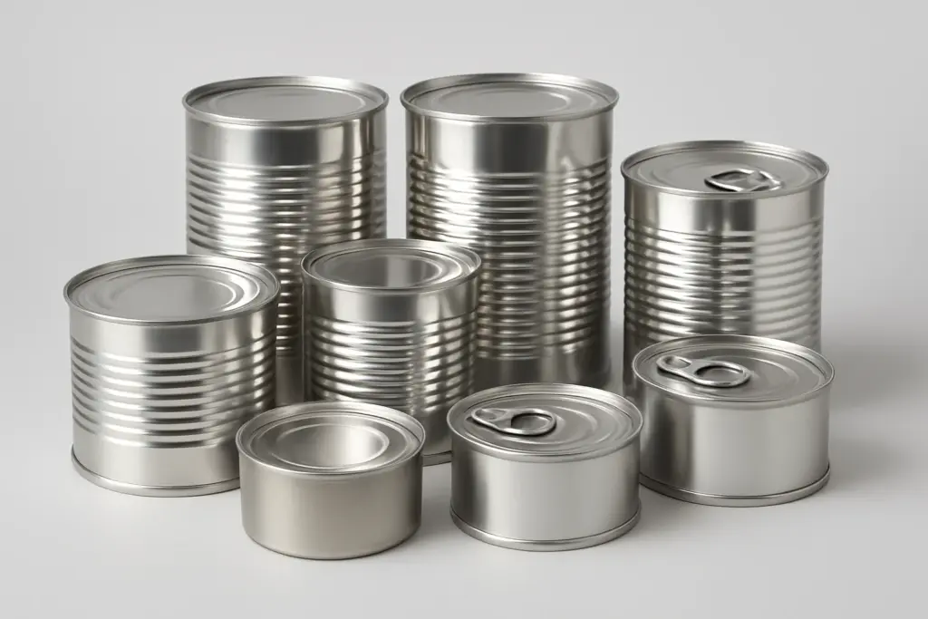 Metal Aluminium or Tin