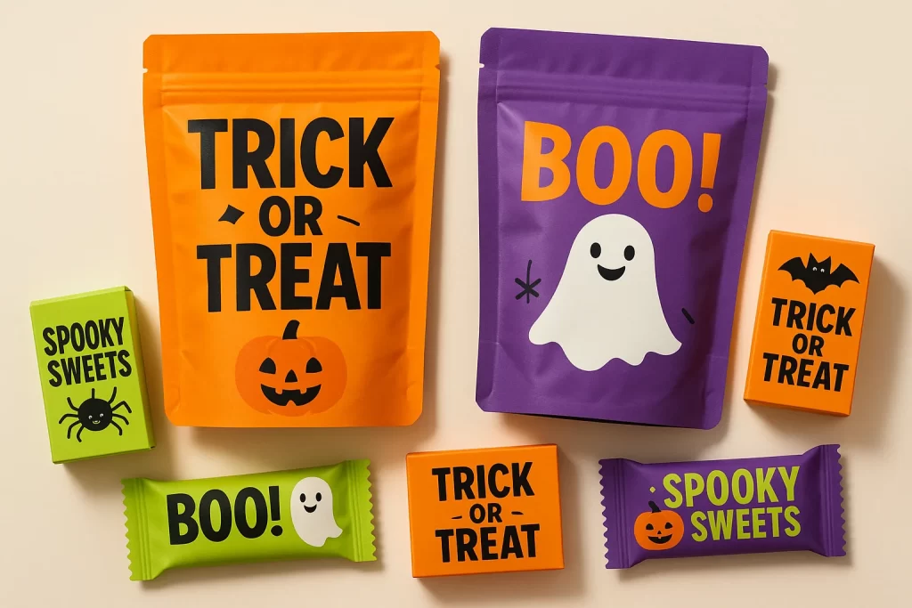 Bold Typography & Playful Graphics On Halloween Packaging
