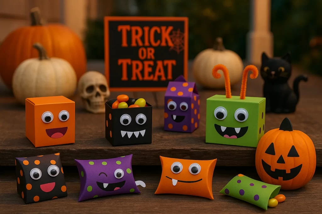 Mini Halloween Gift Boxes & Treat Packs