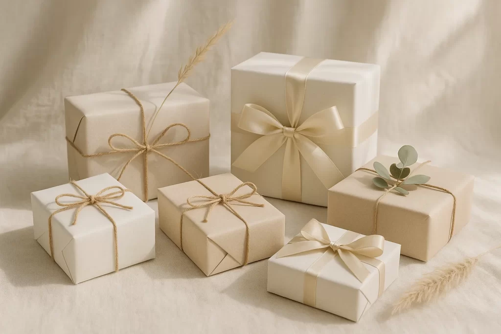 Minimalist Gift Packaging