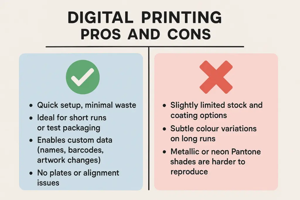 Digital Printing: Pros and Cons