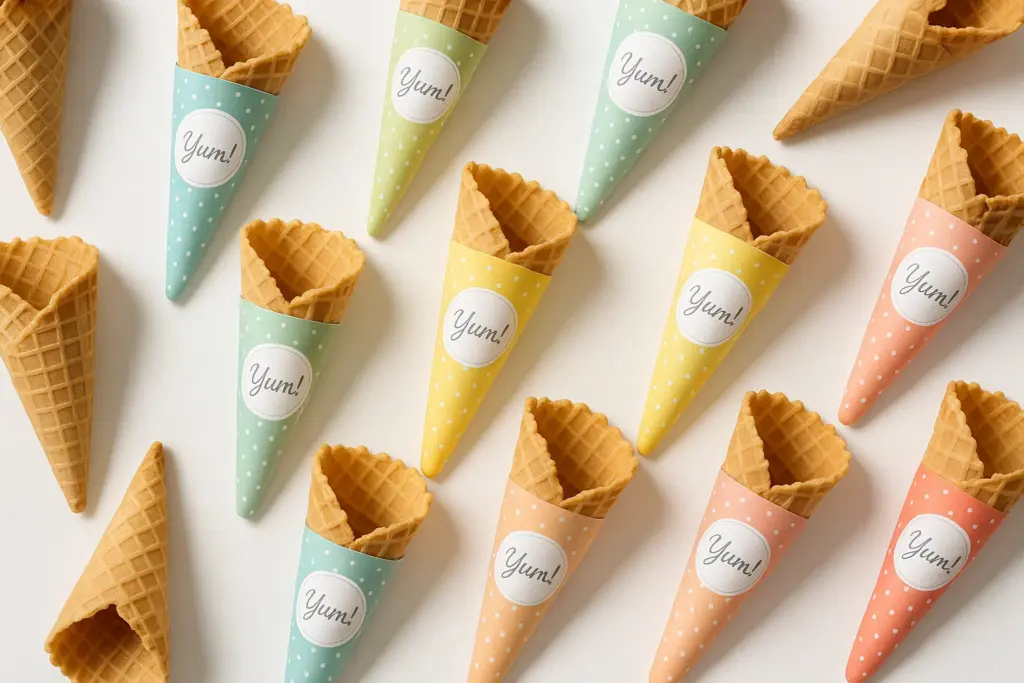 Paper Cone Sleeves Improve Hygiene & Food Safety