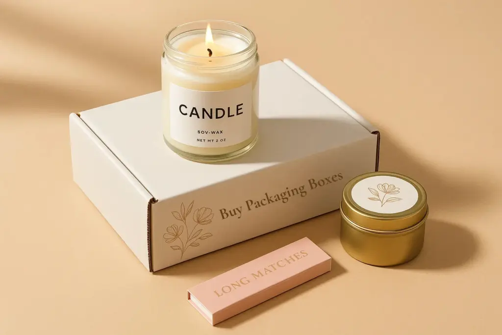 Subscription-Style Candle Packaging