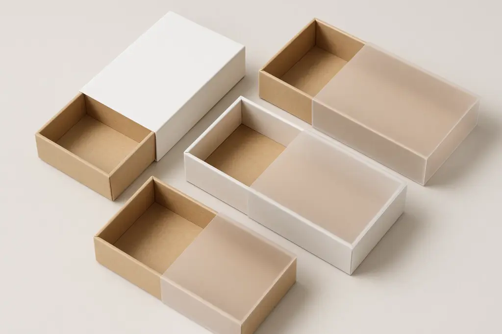 Transparent or Frosted Sleeve Packaging