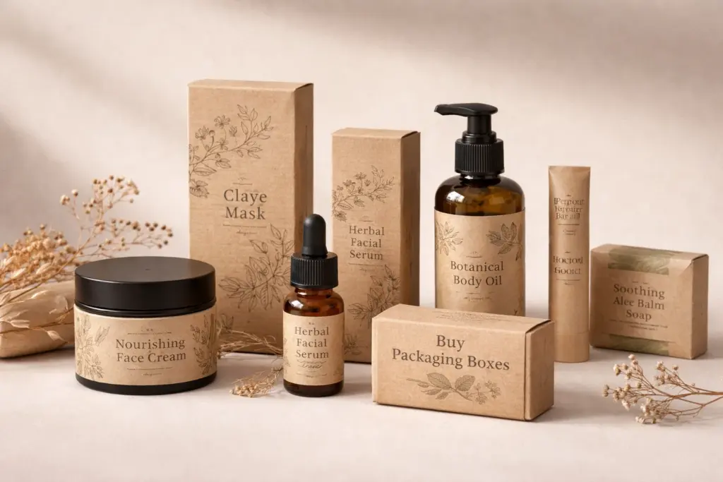 Kraft Boxes in Cosmetic Packaging
