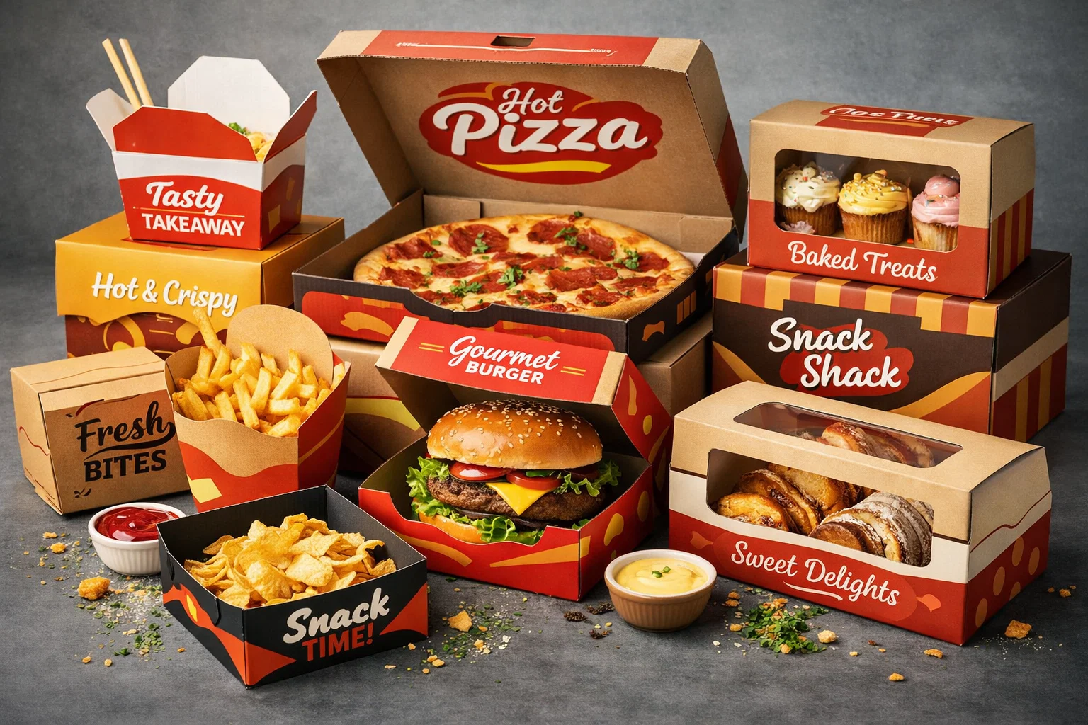 Custom food boxes UK